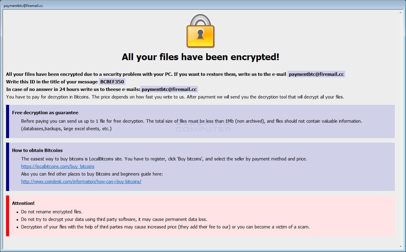 Dharma Ransomware weaponizes itself with fresh Cmb variant
