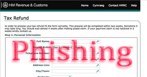 Phishing : UK Tax Refund Scheme