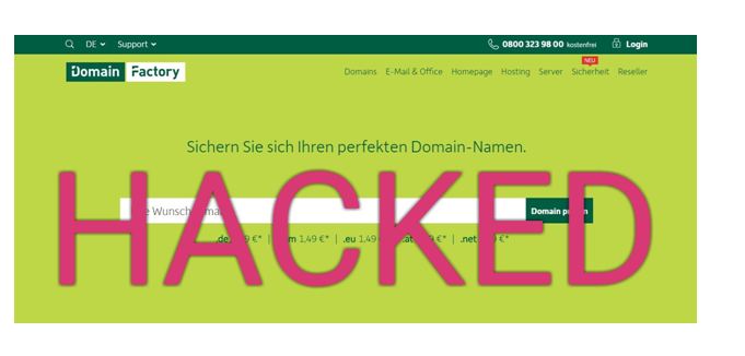 Domain Factory hacker