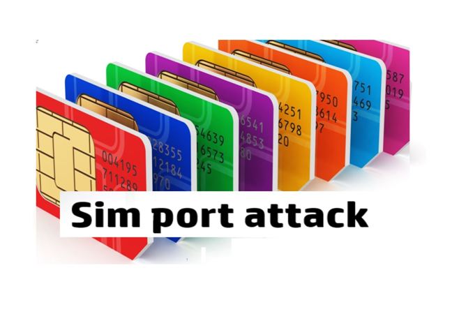 SIM port attack