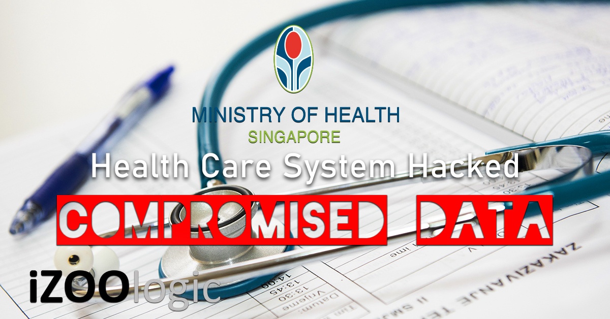 ministry of health singapore health care system data breach compromised data hacked hacking cyberattack