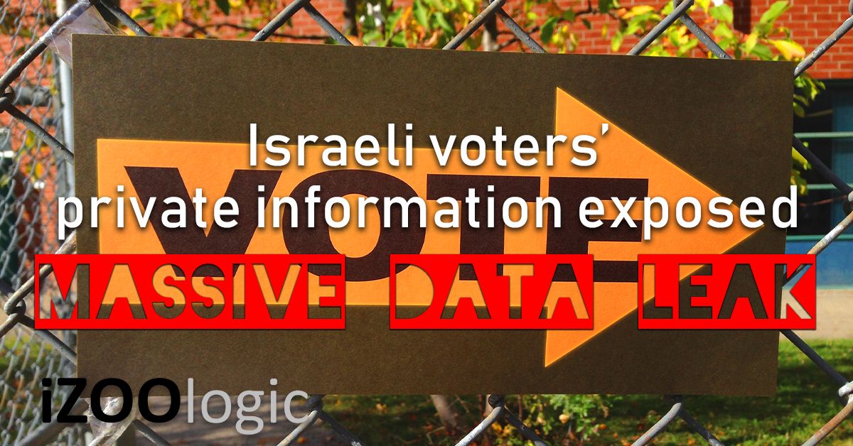 massive data leak israeli voters compromised data risk and compliance brand protection policy enforcement website protection third party risk assessment vendor risk assessment