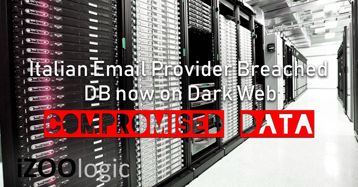 italian email provider breached darkweb compromised data stolendb