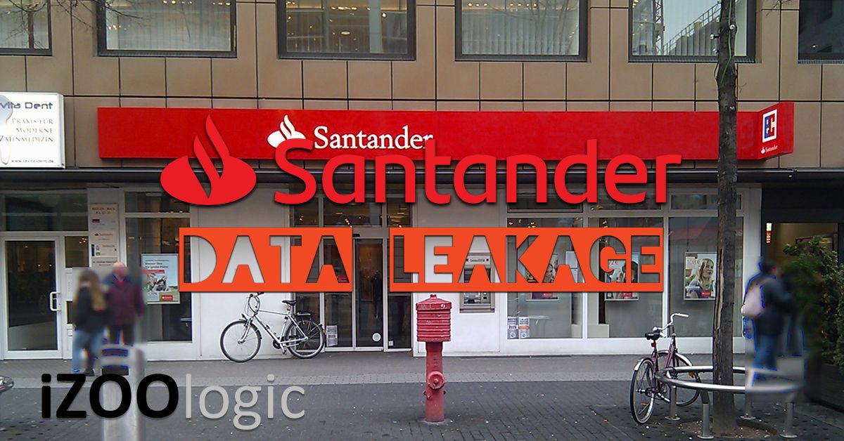 Santander Bank data leakage compromised data phishing attacks antiphishing