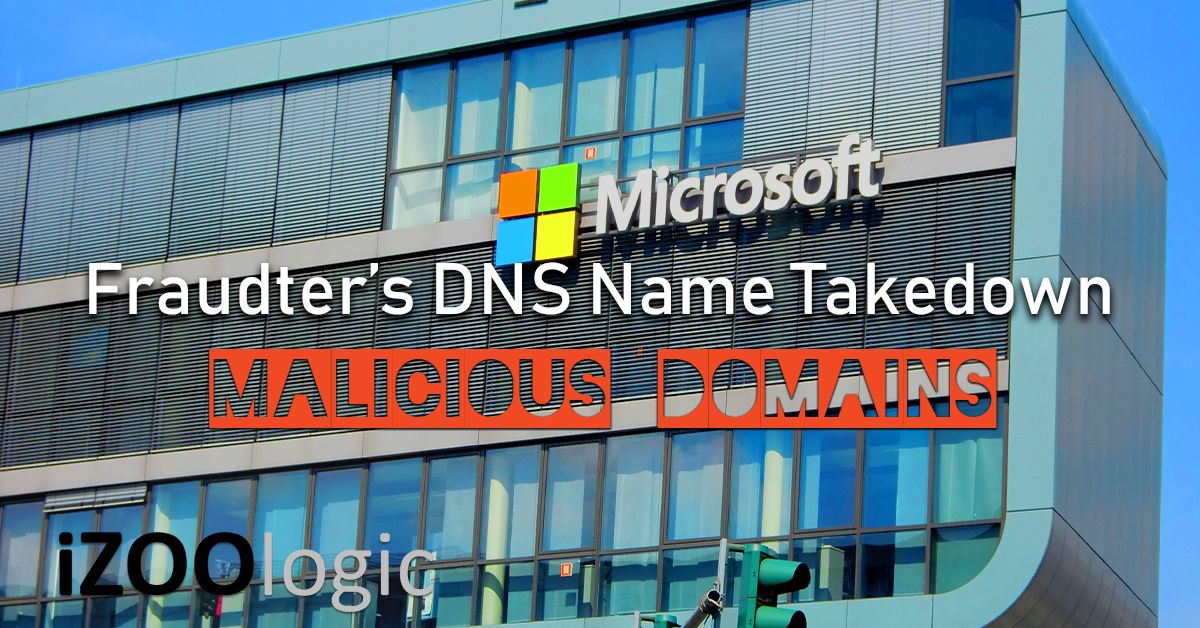 microsoft domain takedown fraudsters malicious domains
