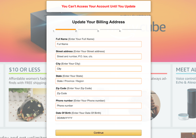 amazon phishing attack image 2