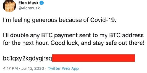twitter Cryptocurrency Scam image 2