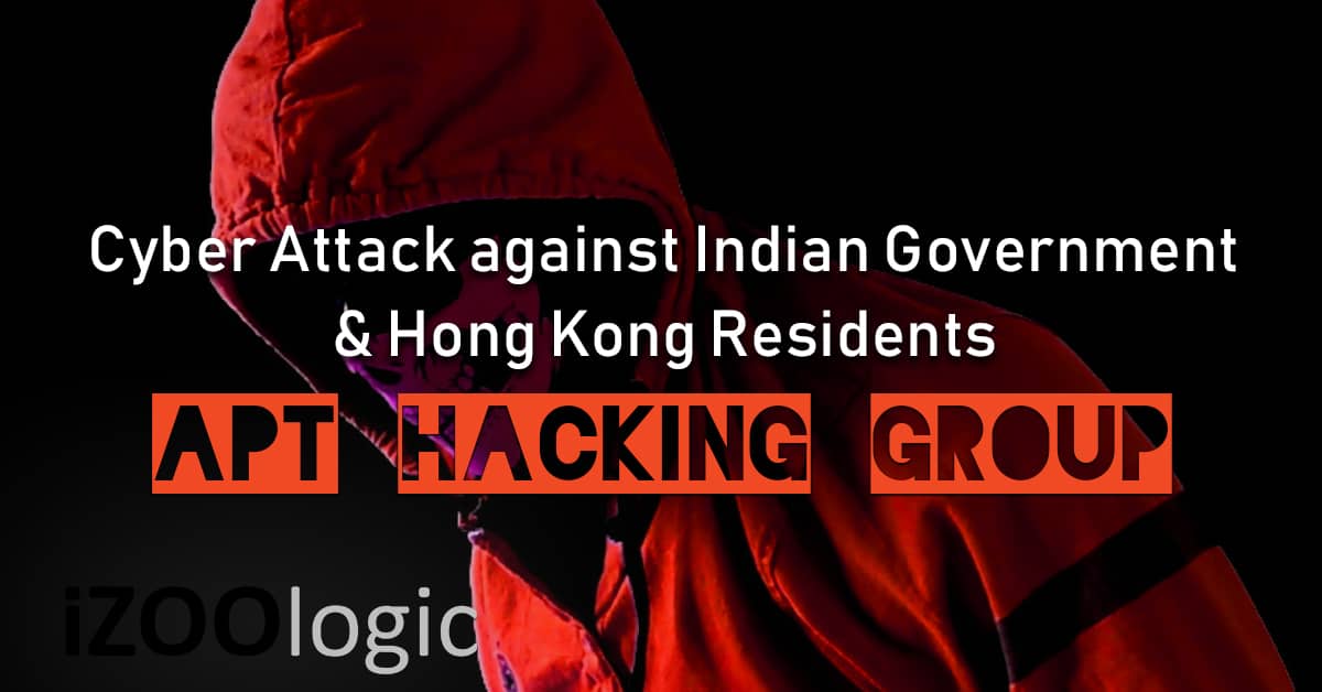 chinese hackers indian government hong kong residents