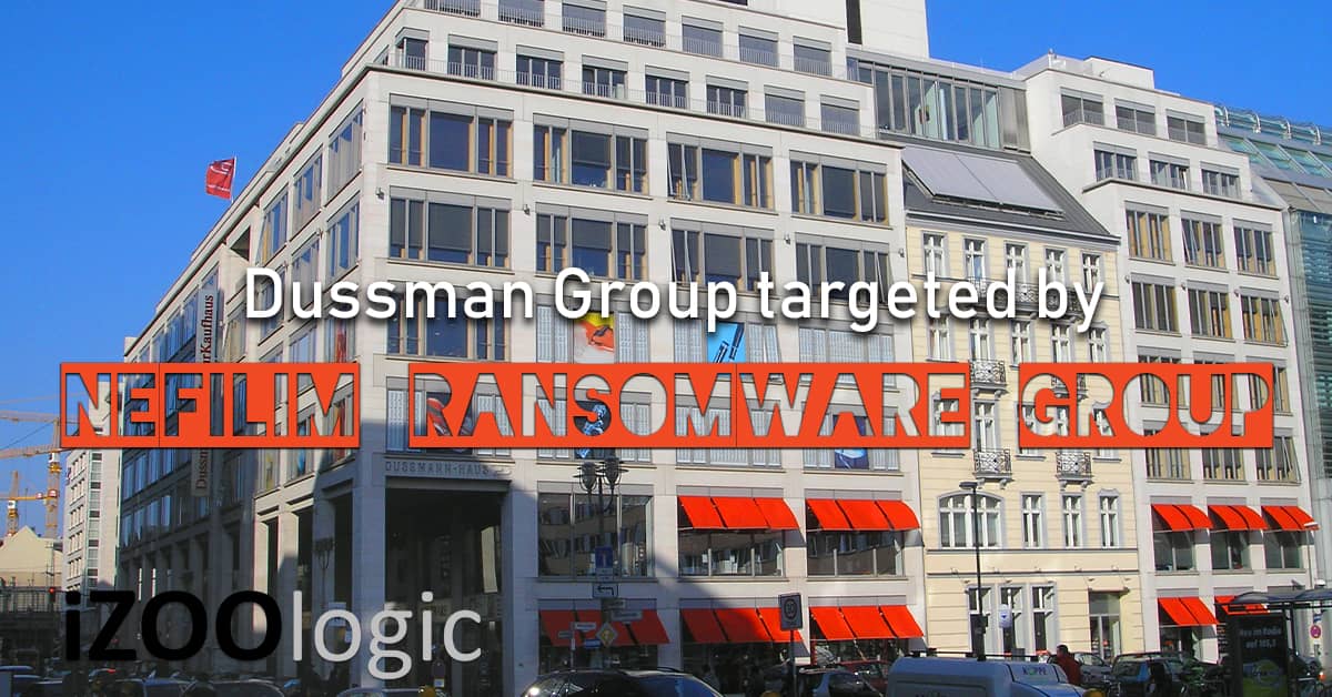dussman group Nefilim Ransomware Group malware antimalware hacking