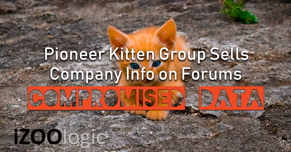 pioneer kitten iranian hackers compromised data underground forums dark web data breach