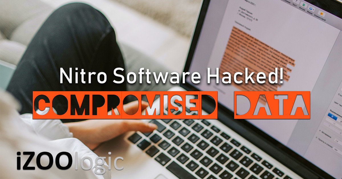 nitro software hacked compromised data breach dark web market