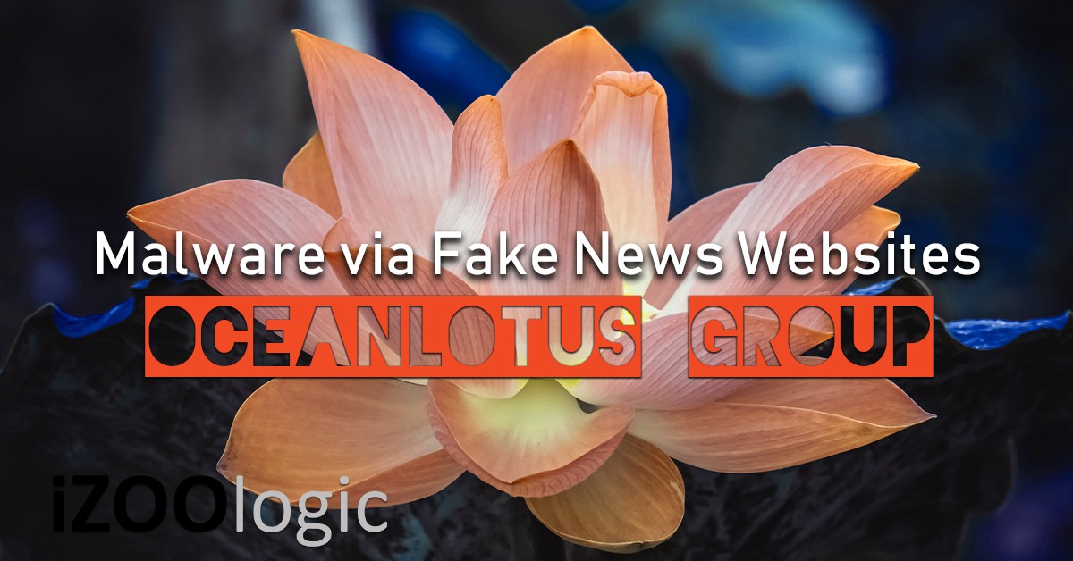 oceanlotus fake news websites malware APT32