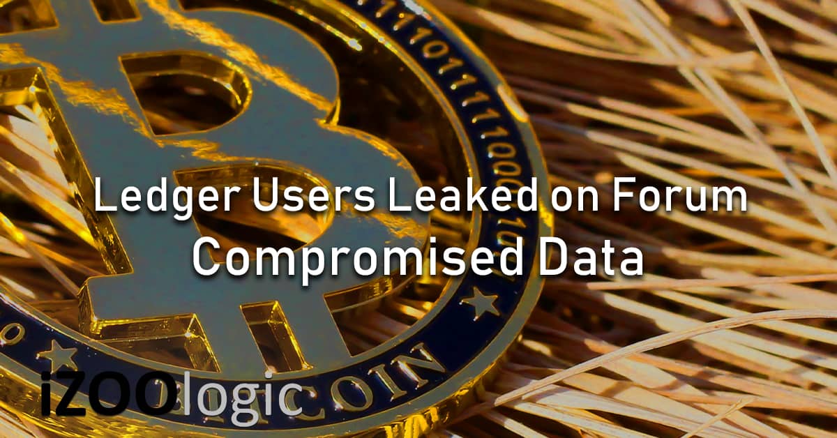ledger user leaked hacker forum compromised data