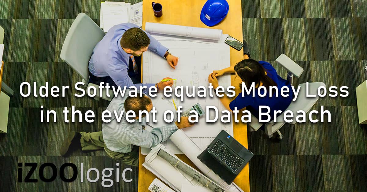 event of Data Breach Older Software Money Loss Enterprises Company