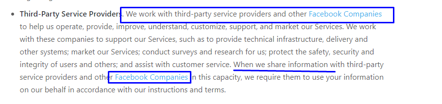 Whatsapp Terms of Service and privacy policy image 2