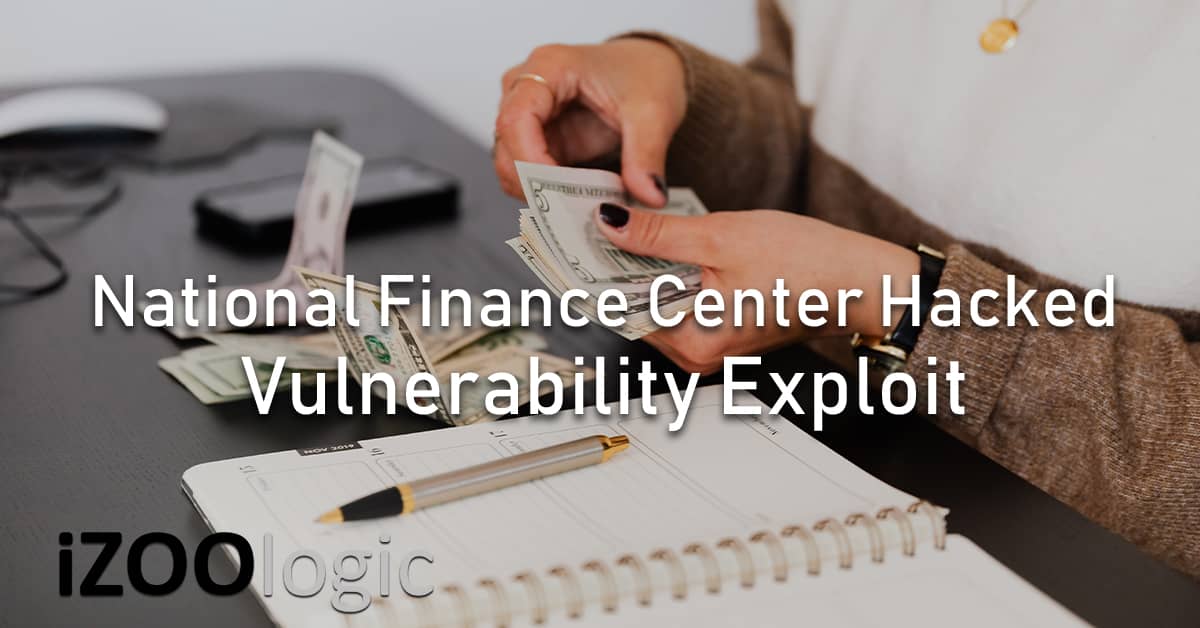 national finance center hacked solarwinds vulnerability NFC chinese hackers
