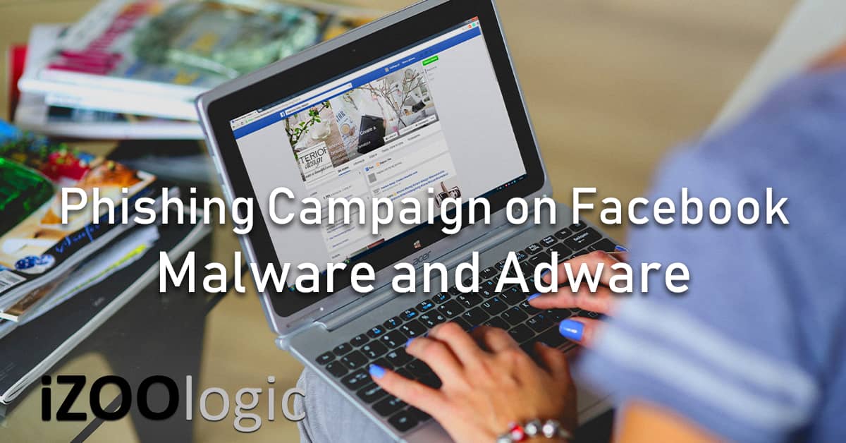 malware adware phishing campaign facebook messenger social media