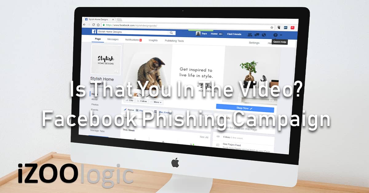 facebook phishing campaign is that you in the video