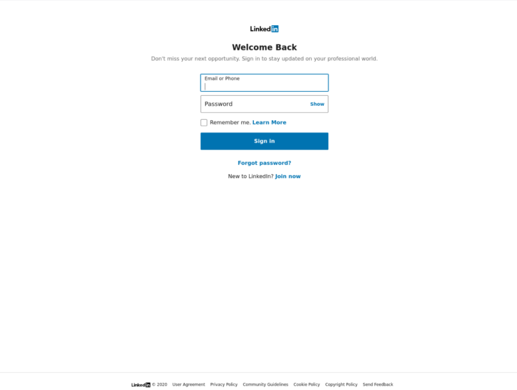 phishers linkedin phishing attack image 2