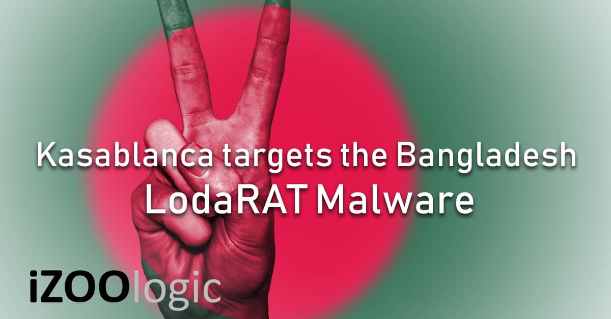 Kasablanca Bangladesh Bank Government LodaRAT malware trojan