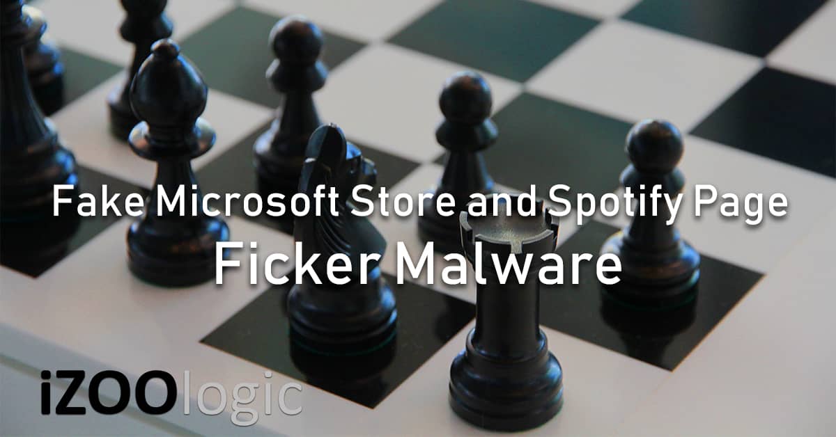 ficker malware campaign microsoft spotify chess advertisment campaign