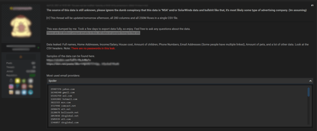 263 GB worth of data leak belonging to US citizens image 1