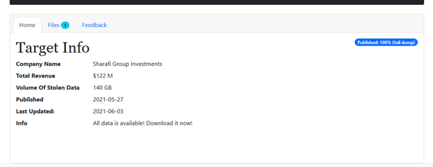 Xing Team Ransomgroup hit Sharafi Group Investments image1