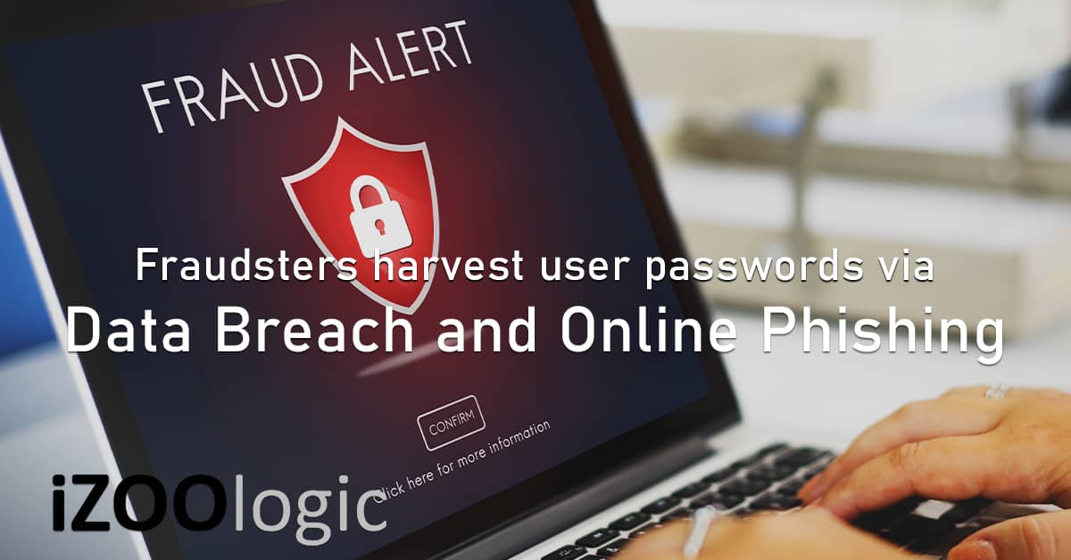 Fraudsters user passwords data breach online phishing