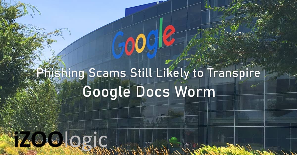 Phishing scams Google Docs Worm