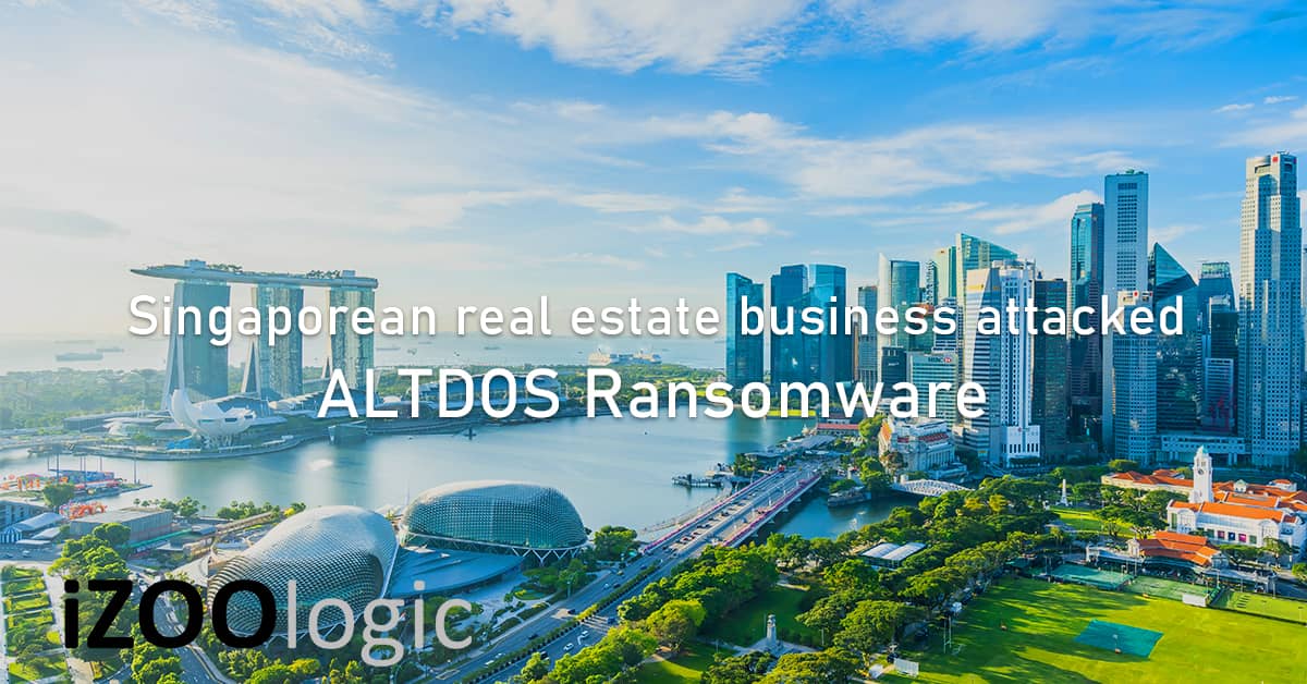 Singapore real estate OrangeTee ALTDOS ransomware