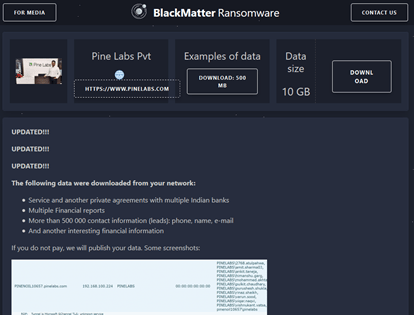 Pine Labs 500,000 sensitive company records compromised due to data breach