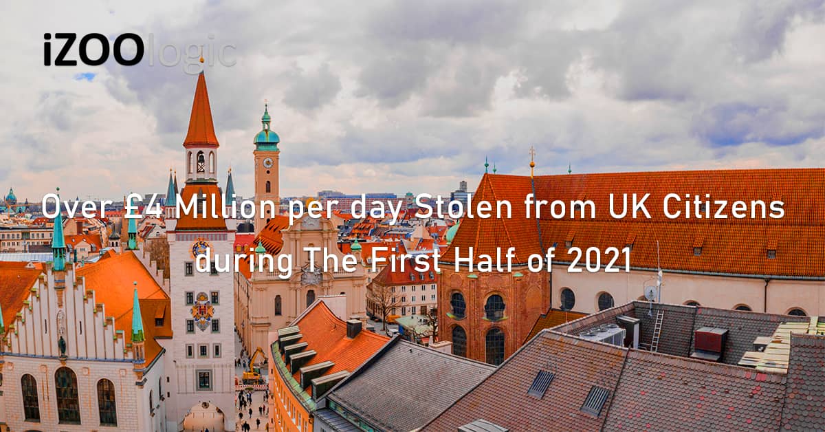 £4 million per day stolen UK citizens first half 2021 online fraud