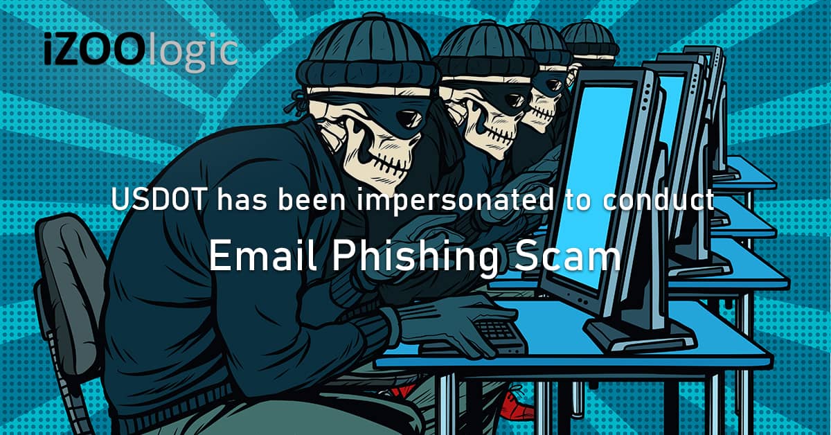 USDOT website impersonation email phishing online scam