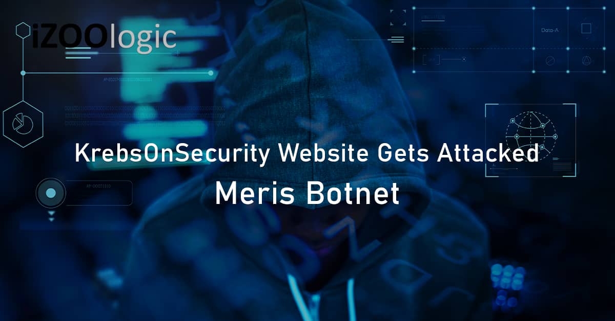 KrebsOnSecurity website cyberattack Meris botnet Mirai