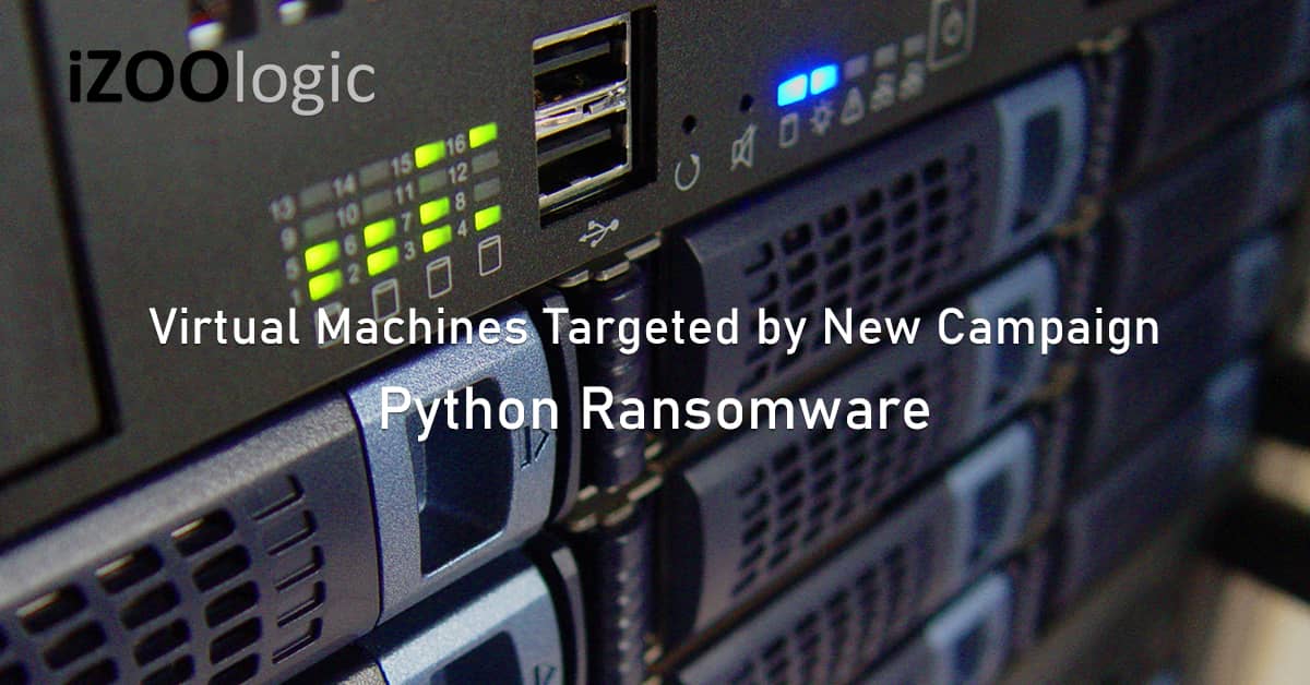 Virtual machines Python ransomware campaign ESXi