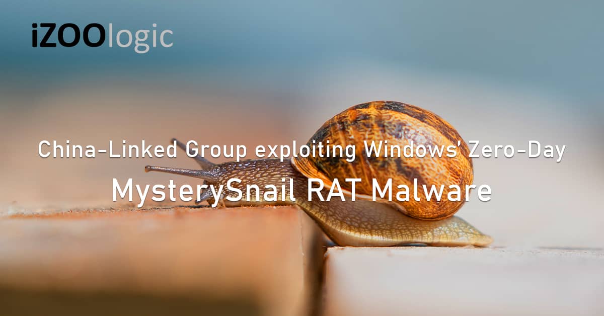 MysterySnail RAT China Threat Group exploit Windows Zero Day Vulnerability