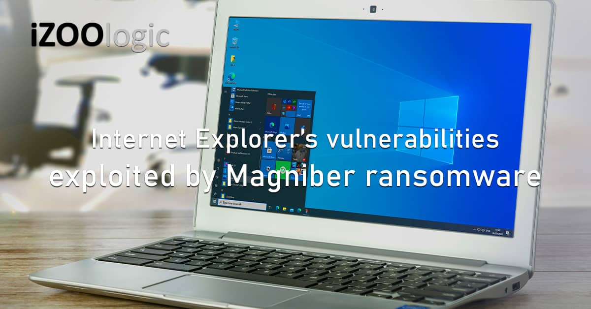 Internet Explorer Vulnerabilities Magniber Ransomware Malware Malvertisement