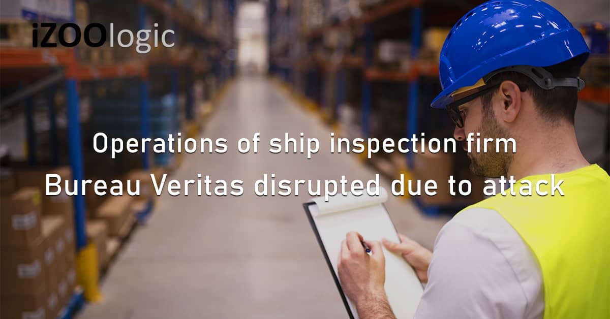 France Cease Operations Ship Inspection Bureau Veritas System Disruption Cyberattack Maritime Logistics