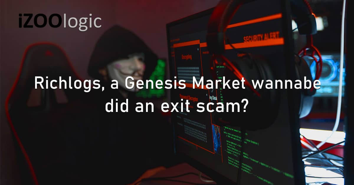 Richlogs Genesis Market Underworld Market Exit Scam Clear Web Dark Web Hacker Forum