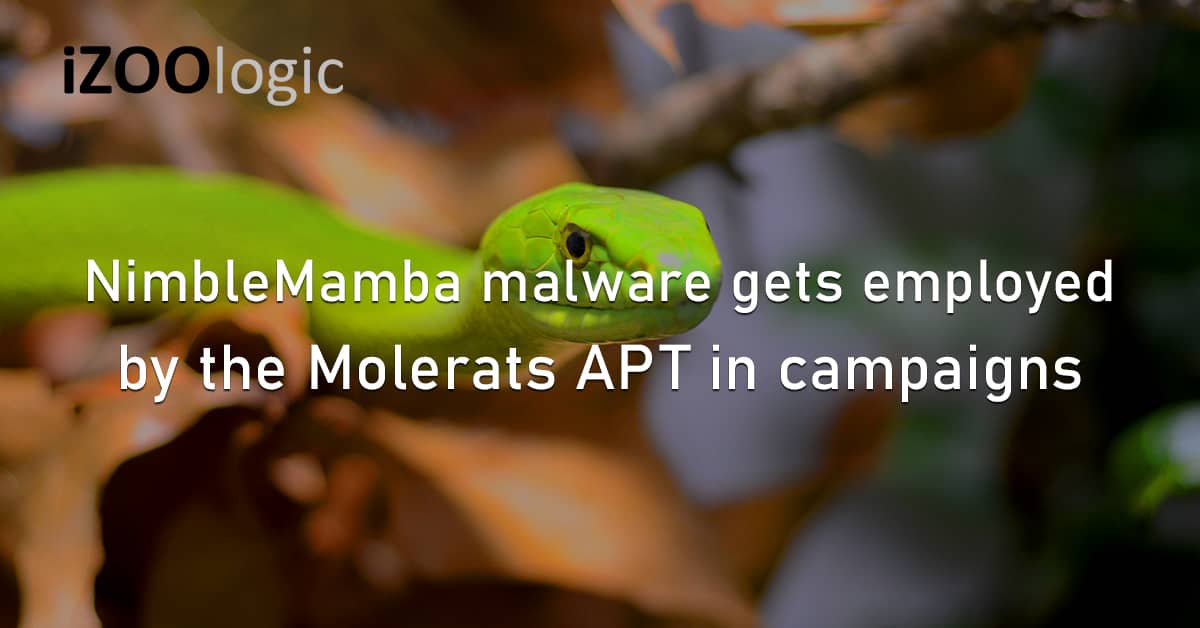 NimbleMamba Malware Molerats APT Cyberattack Campaigns Middle East Phishing