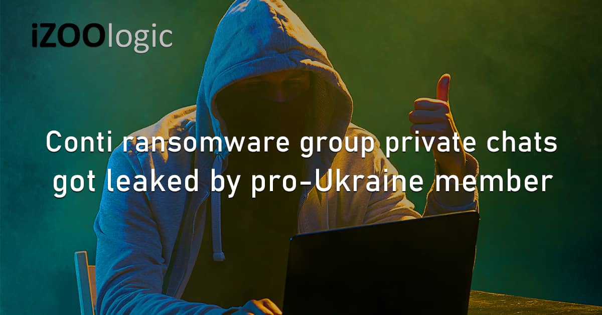 Conti Ransomware Threat Group Private Chats Data Leak Pro Ukraine Member Russia