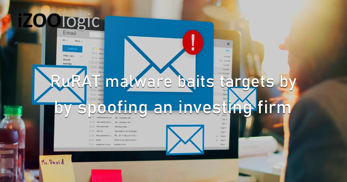 RuRAT Malware Targets Spoofing Investing Firm Email Spear Phishing