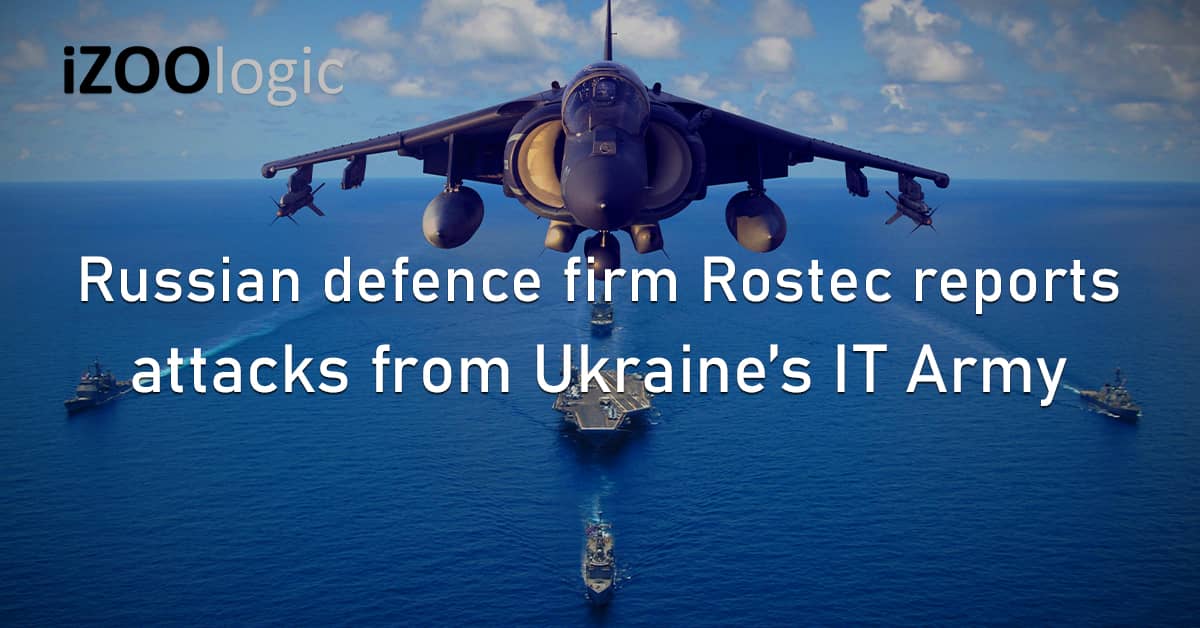 Russian Military Defense Rostec Cyberattacks Ukraine IT Army DDoS