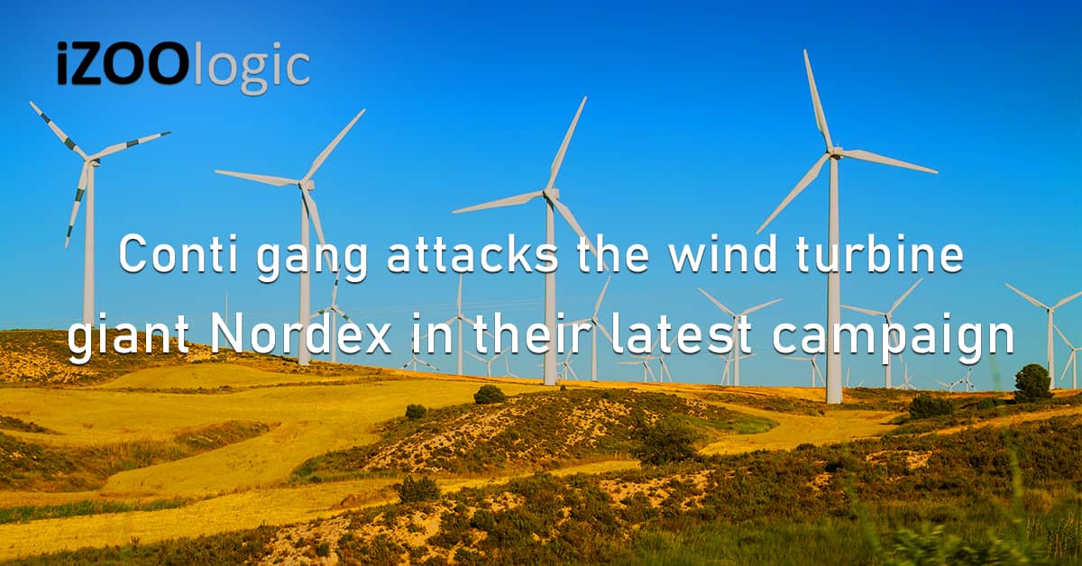Conti Gang Cyberattacks Wind Turbine Nordex Campaign