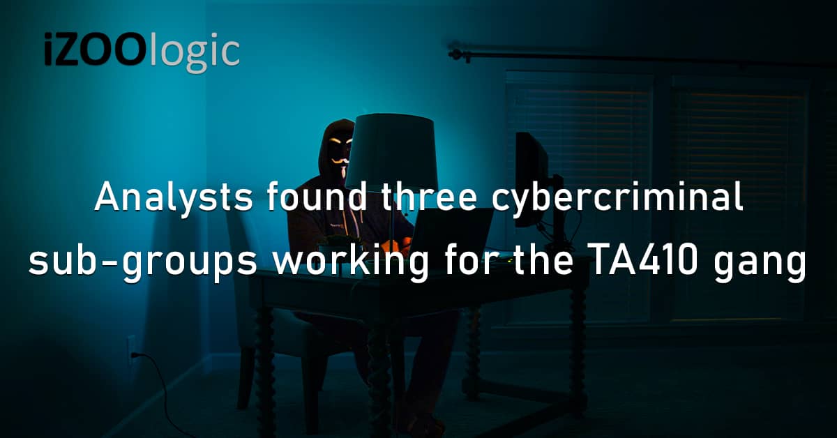 Cybersecurity Analysts Cybercriminal Sub Groups TA410 Hacker Gang JollyFrog FlowingFrog LookingFrog