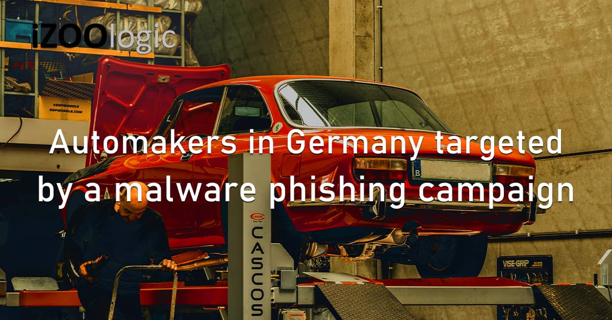 Automakers Germany Malware Phishing Cyberattack Campaign Password Stealer Fake Websites