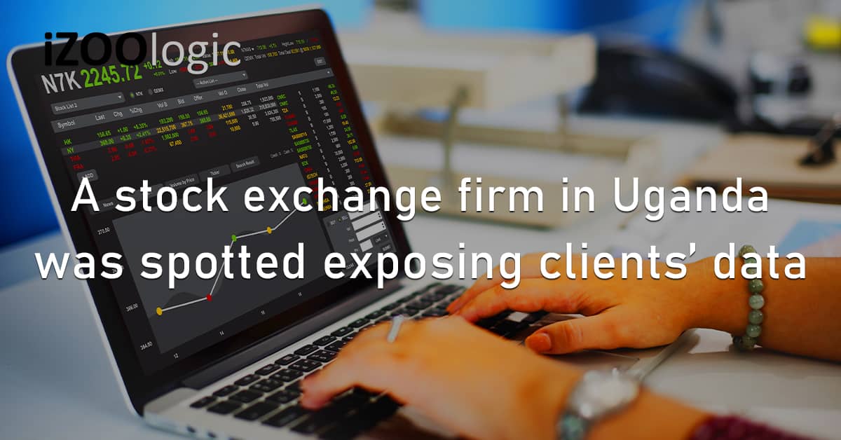 Stock Exchange Financial Firm Exposed Client Data Uganda Securities Exchange USE Misconfigured Database