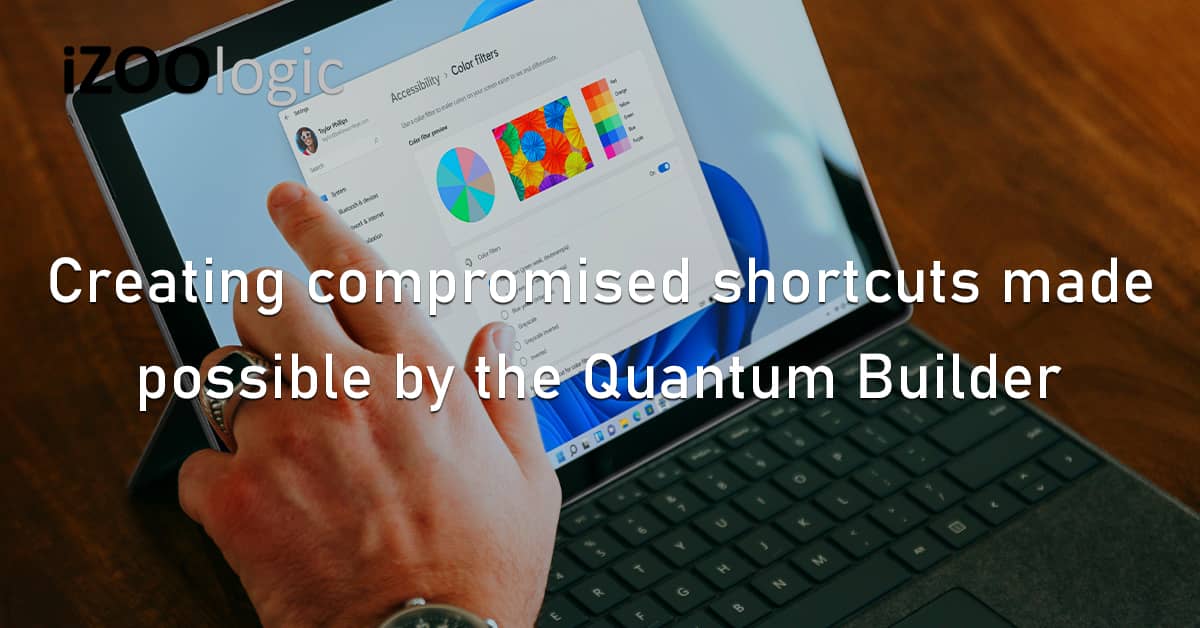 Creating Compromised Shortcuts Quantum Builder Malware Windows