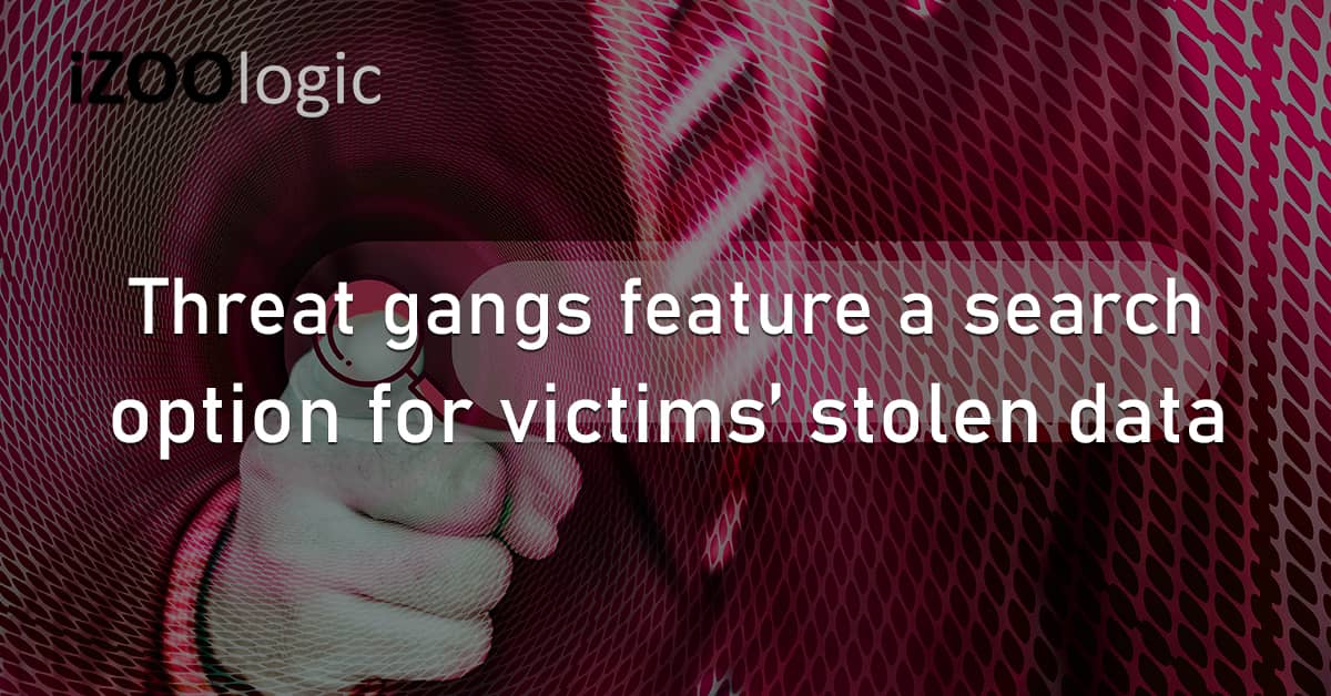 Threat Gangs Search Victims Stolen Data Dark Web Repository Hackers