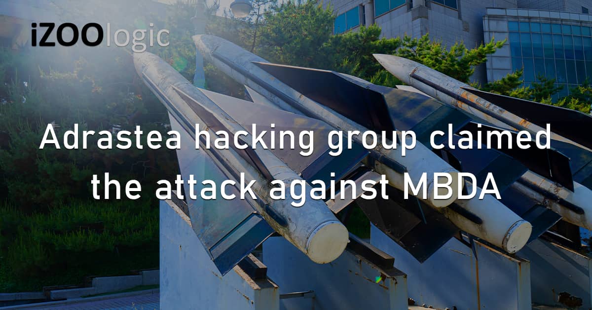 Adrastea Hacking Group Data Leak Breach Vulnerability Cyberattack MBDA Missile System